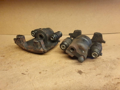 Bremsekaliber sæt H + V (abbk209) (Chrysler Voyager) (renoveret)