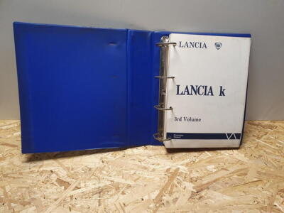 Lancia Kappa : 3rd volume værksteds-manual (workshop) (original) (engelsk)
